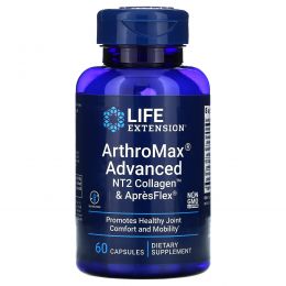 Life Extension, ArthroMax Advanced, NT2 Collagen & ApresFlex, 60 Vegetarian Capsules