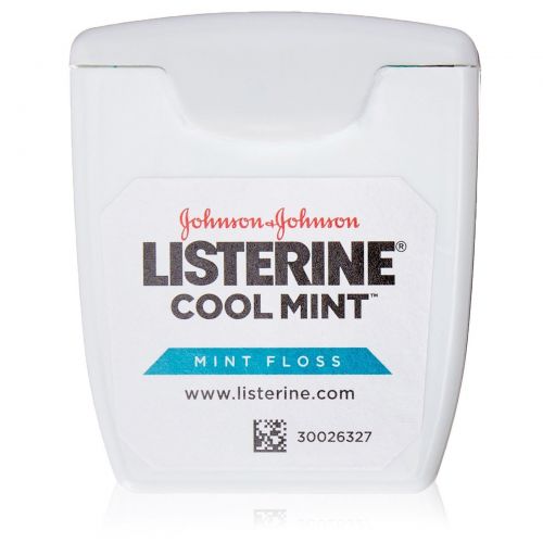 Johnson's Baby, Listerine Cool Mint Dental Floss, 50,2 м (55 ярдов)