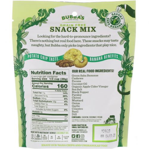 Bubba's Fine Foods, Snack Mix, Righteous Ranch, 4 oz (113 g)