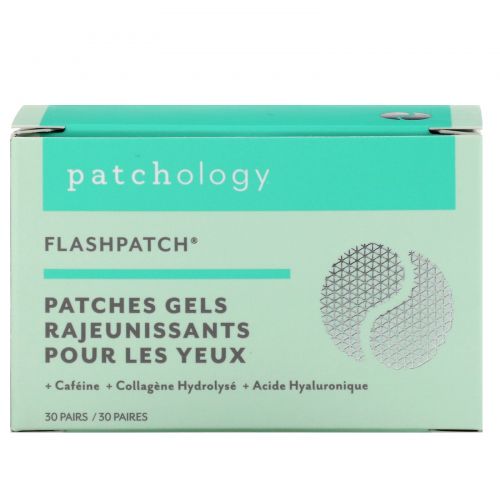 Patchology, FlashPatch, Rejuvenating Eye Gels, 30 Pairs