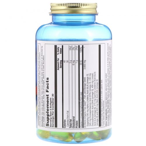 Health From The Sun, The Total EFA, 1200 mg, 90 Softgels
