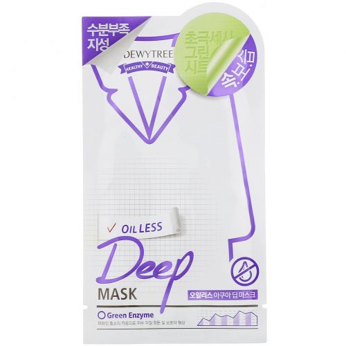 Dewytree, Deep Mask, Oil Less, 1 Mask, 27 g