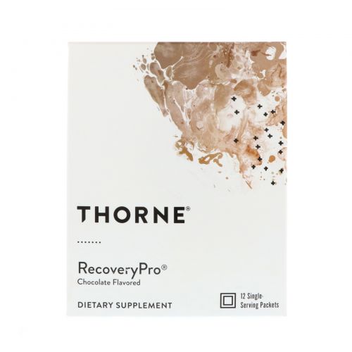 Thorne Research, RecoveryPro, со вкусом шоколада, 12 пакетиков, 1,1 унц. (32 г) каждый