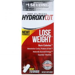 Hydroxycut, Pro Clinical Hydroxycut, похудение, 72 капсулы с быстрым высвобождением