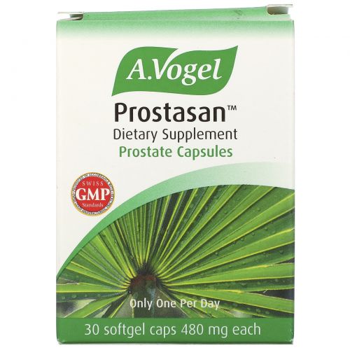 A Vogel, Prostasan от простатита, 480 мг, 30 капсул