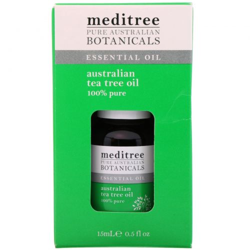 Meditree, Pure Australian Botanicals, 100% Pure Australian Tea Tree Oil, 0.5 fl oz (15 ml)