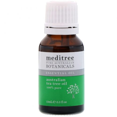 Meditree, Pure Australian Botanicals, 100% Pure Australian Tea Tree Oil, 0.5 fl oz (15 ml)