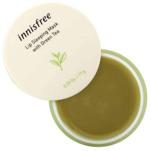 Innisfree, Lip Sleeping Mask with Green Tea, 0.59 oz (17 g)