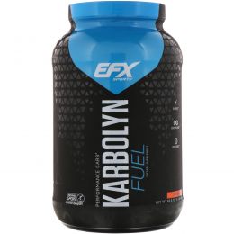 EFX Sports, Спортивная добавка Karbolyn Fuel, апельсин, 1950 г