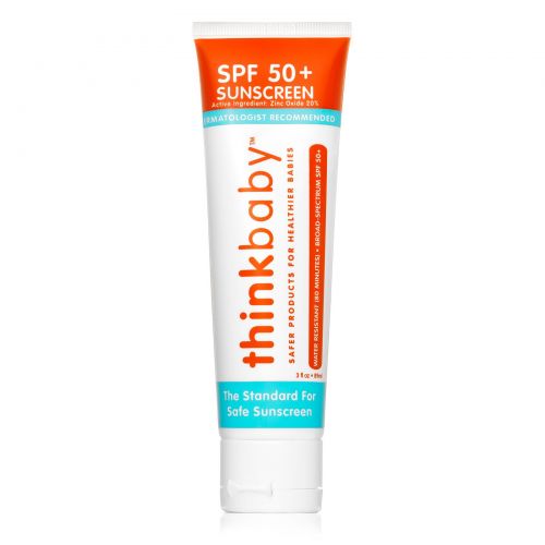 Think, Thinkbaby, солнцезащитный крем SPF 50+, 3 жидких унции (89 мл)