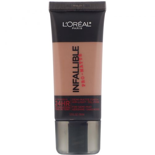 L'Oreal, Тональная основа Infallible Pro-Matte, оттенок Cocoa 112, 30 мл