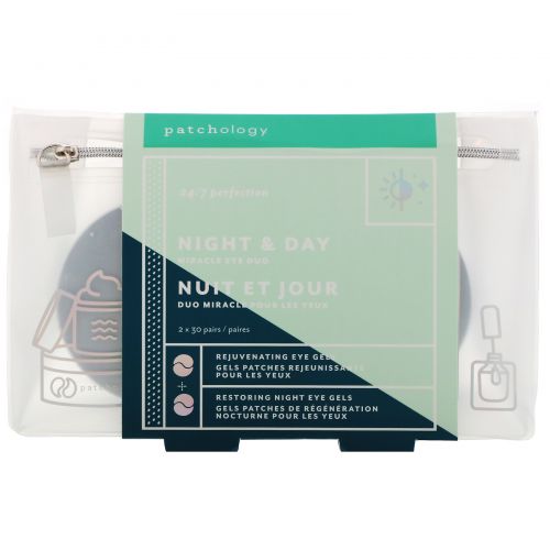 Patchology, Miracle Eye Duo, Night & Day Kit, 60 Pairs