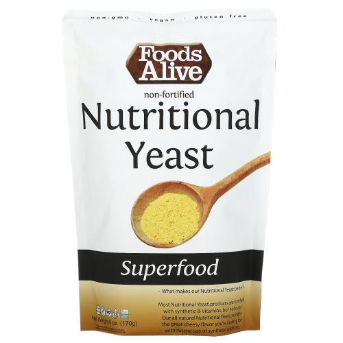 Foods Alive, Superfoods, питательные дрожжи, 170 г (6 унций)