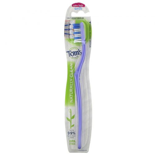 Tom's of Maine, Naturally Clean Toothbrush, Soft, 1 Toothbrush