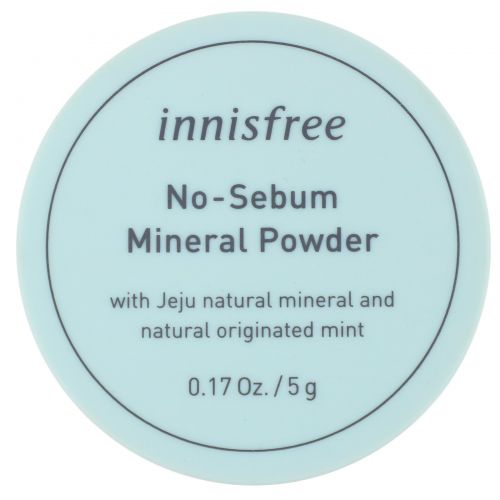 Innisfree, Матирующая минеральная пудра, 5 г (0,17 унции)