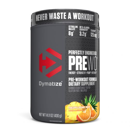 Dymatize Nutrition, Pre-WO., Pineapple Orange Crush, 14.11 oz (400 g)