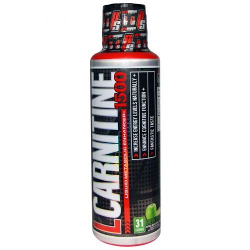 ProSupps, L-Carnitine 1500, Зеленое яблоко, 16 жидких унций (473 мл)