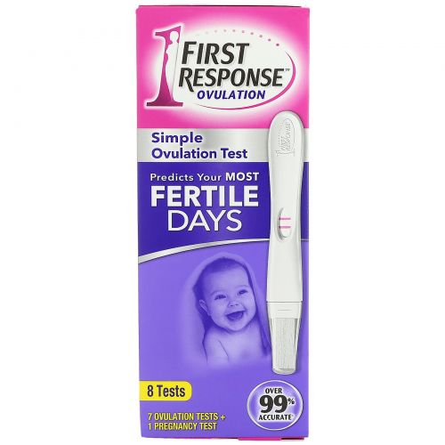 First Response, Ovulation And Pregnancy Test Kit, 7 Ovulation Tests +1 Pregnancy Test