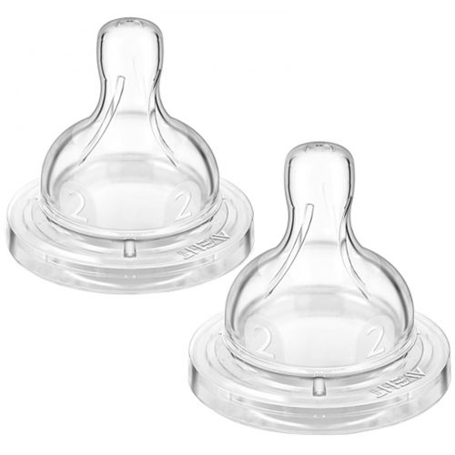 Philips Avent, Антиколиковые накладки на соски с маленьким потоком, от 1 месяца, 2 комплекта