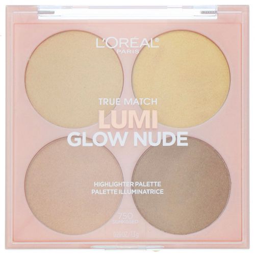 L'Oreal, Палетка хайлайтеров True Match Lumi Glow Nude, оттенок 750 «Поцелуй солнца», 7,3 г