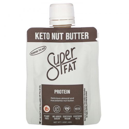 SuperFat, Keto Nut Butter, Protein, 1.5 oz (42 g)