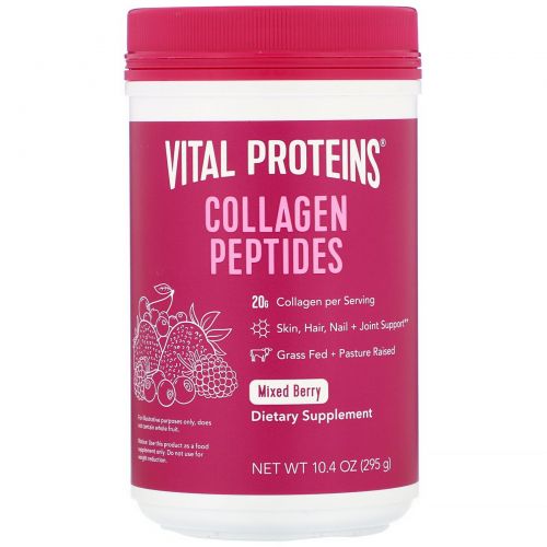 Vital Proteins, Пептиды коллагена, ассорти ягод, 10,8 унций (285 г)