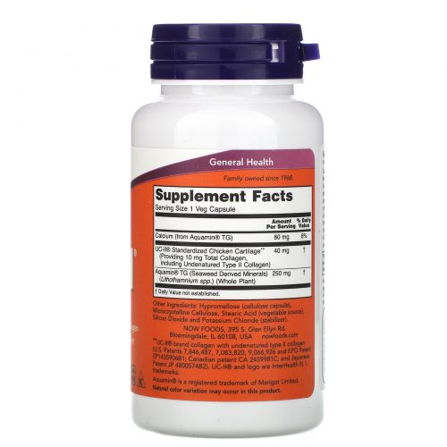 Now Foods, UC-II Joint Health, Undenatured Type II Collagen, 120 Veggie Caps