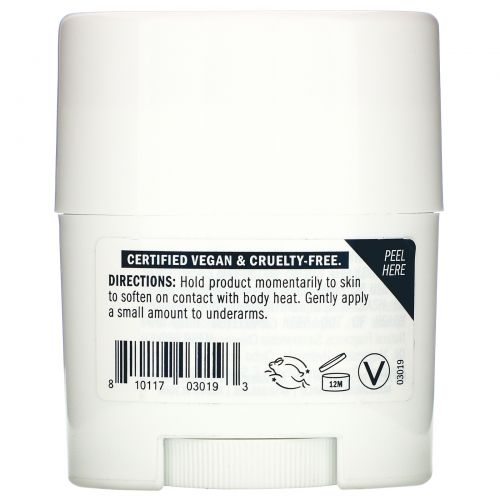 Schmidt's Naturals, Natural Deodorant, Charcoal+Magnesium, .7 oz (19.8 g)