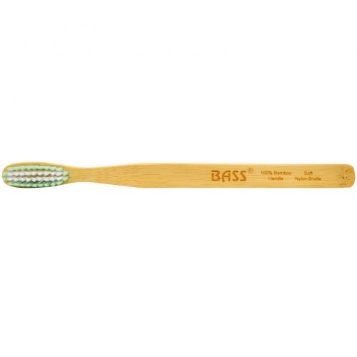 Bass Brushes, The Green Brush Toothbrush, 1 Toothbrush