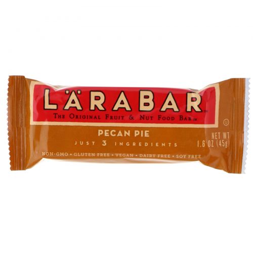 Larabar, Батончик со вкусом пирога с орехами пекан, 16 батончиков по 45 г