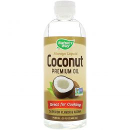 Nature's Way, Жидкий кокос, высококачественное масло, 20 жидких унций (592 мл)
