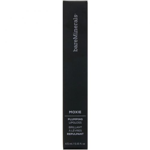 bareMinerals, Moxie Plumping, блеск для губ, оттенок Spark Plug, 4,5 мл