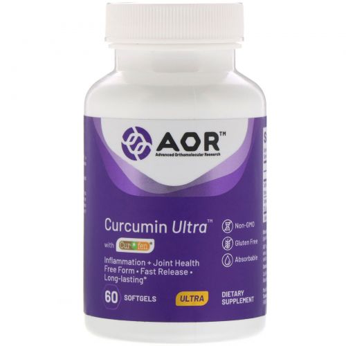 Advanced Orthomolecular Research AOR, Curcumin Ultra, 60 Softgels