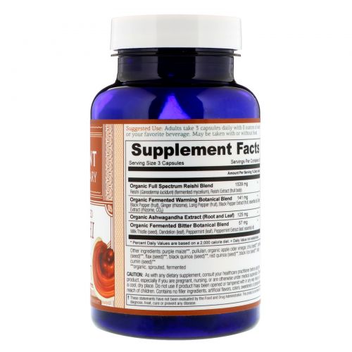 Ancient Apothecary, Fermented Reishi, 90 Capsules