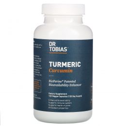 Dr. Tobias, Turmeric Curcumin, 120 Veggie Capsules