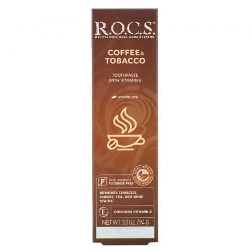 R.O.C.S. , Coffee & Tobacco Toothpaste, 3.3 oz (94 g)