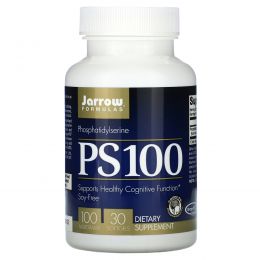 Jarrow Formulas, Фосфатидилсерин 100, 100 мг, 30 капсул