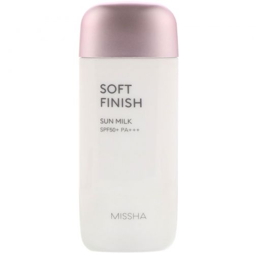 Missha, Soft Finish, солнцезащитное молочко, SPF 50+ PA+++, 70 мл (2,36 жидк. унции)