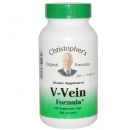 Christopher's Original Formulas, Препарат V-Vein , 500 мг, 100 вегетарианских капсул