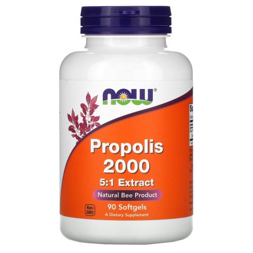 Now Foods, Propolis 2000 5:1 Extract, 90 Softgels