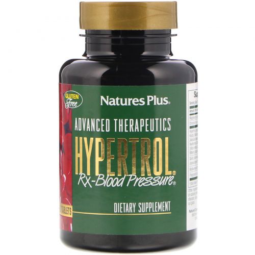 Nature's Plus, Advanced Therapeutics Hypertrol для кровяного давления, 60 таблеток