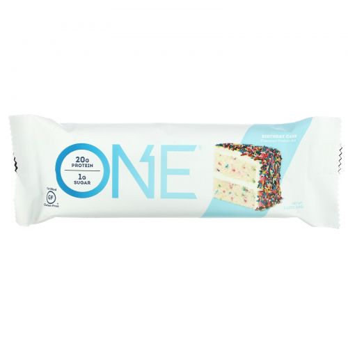 Oh Yeah!, One Bar, Birthday Cake, 12 Bars, 2.12 oz (60 g) Each