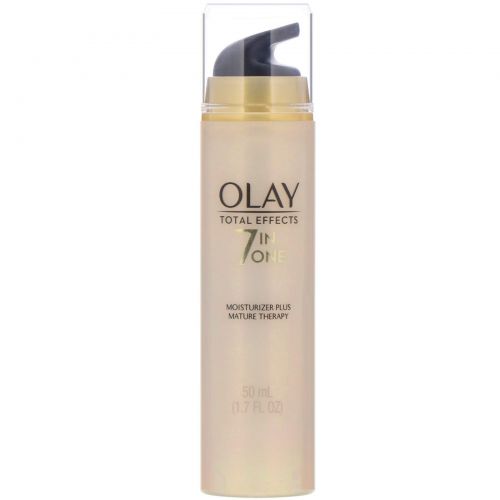 Olay, Total Effects, 7 в 1, увлажняющее средство + уход за зрелой кожей, без отдушек, 50 мл (1,7 жидк. унций)