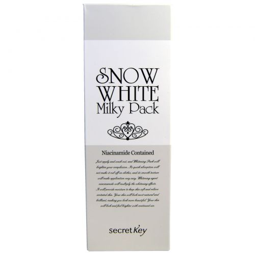 Secret Key, Snow White Milky Pack, 200 g