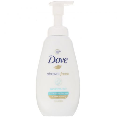 Dove, Пена для душа для чувствительной кожи, 400 мл