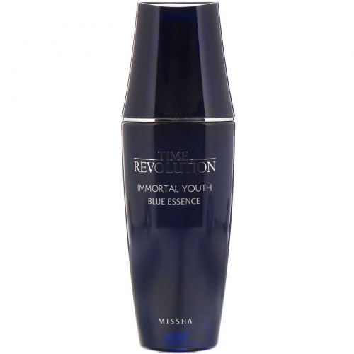 Missha, Time Revolution Immortal Youth Blue Essence, антивозрастная эссенция, 80 мл