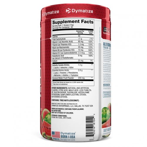 Dymatize Nutrition, All 9 Amino, Сочный арбуз, 15,87 унц. (450 г)