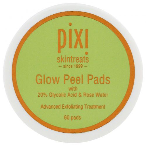 Pixi Beauty, Glow Peel Pads, современный уход и отшелушивание, 60 мягких дисков