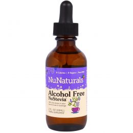 NuNaturals, NuStevia без спирта, 2 унции (59 мл)