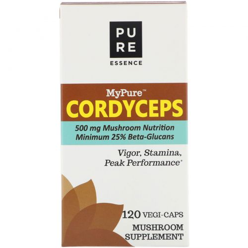 Pure Essence, MyPure, Cordyceps, 120 Vegi-Caps